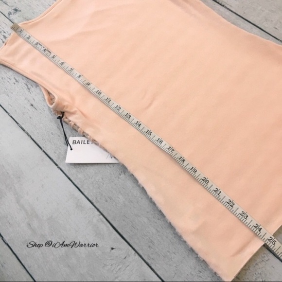 Bailey44 NWT blush stretch lace sleeveless top *shop@iamwarrior - Picture 7 of 10